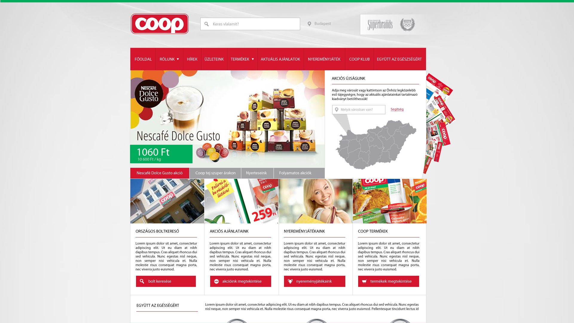 Coop.hu webdesign