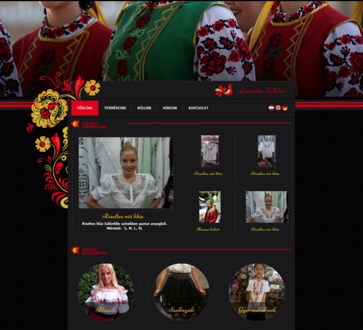 Magyar folklór webshop