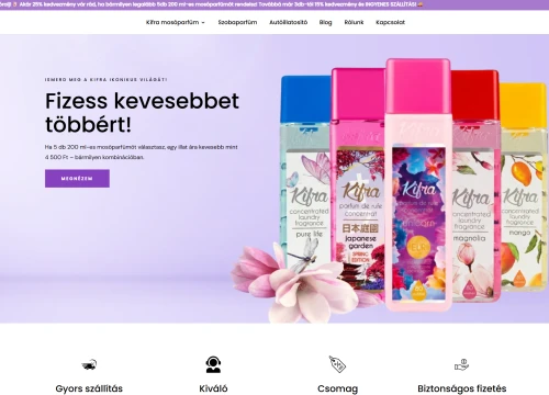 Mosóparfüm webshop