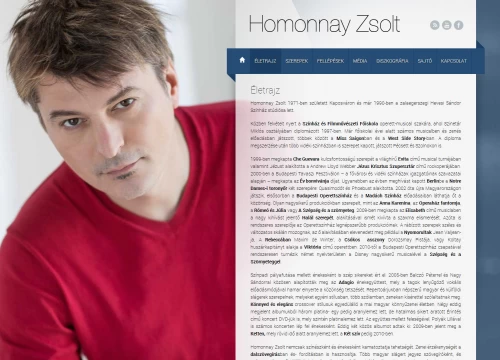 Homonnay Zsolt honlapja