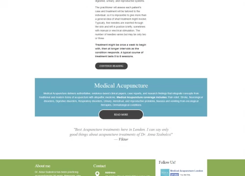 Medical Acupuncture London