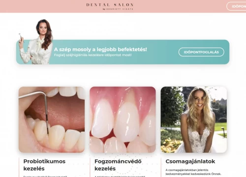 Fogászati honlap - Dental Salon