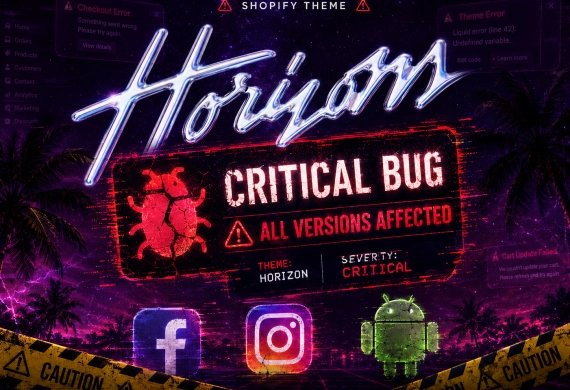 Shopify Horizon témát használsz? Azonnal javítsd ezt a kritikus hibát – különben elveszted a Facebook-forgalmad!